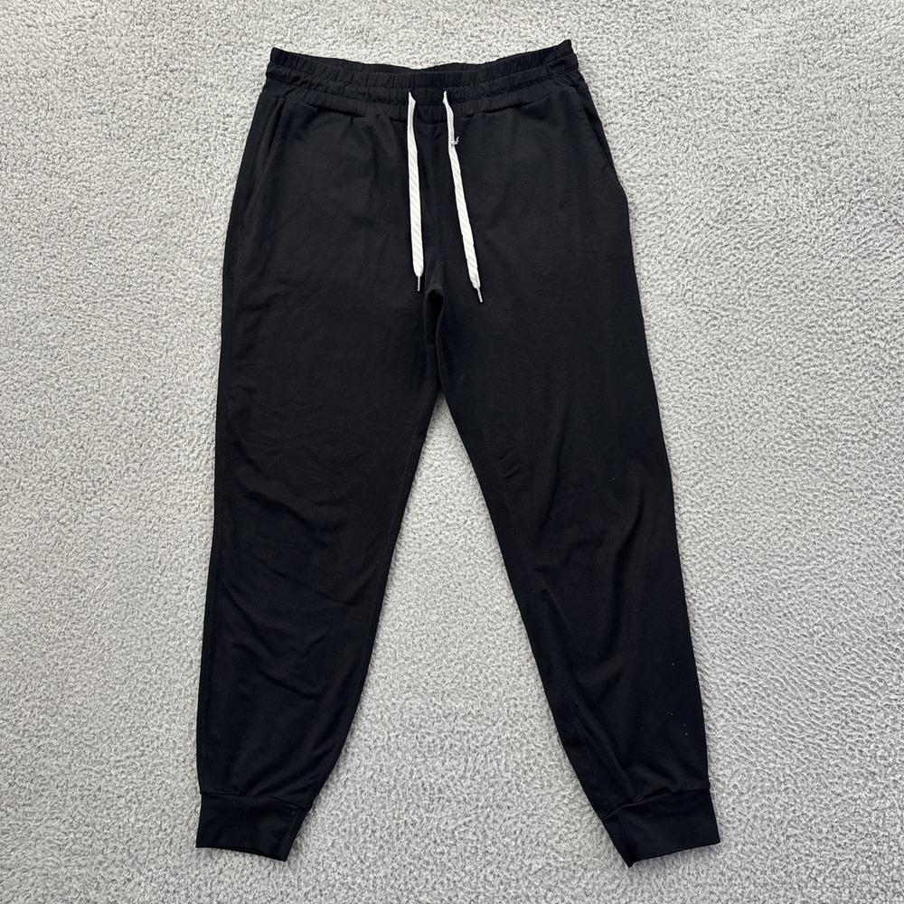 Vuori Performance Jogger Pants Black Athletic Athleisure Travel Women Small x 25